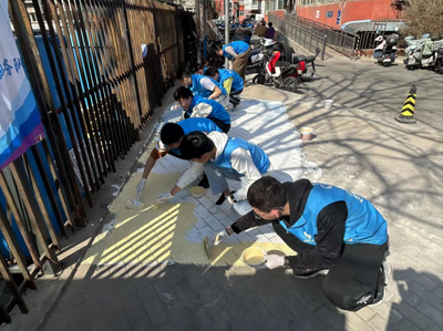 規“畫”停車位 社區添新景 美術圖案設計服務