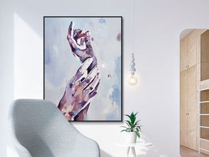 現(xiàn)代創(chuàng)意手指OK手勢繪畫 抽象裝飾畫高清素材與設計服務